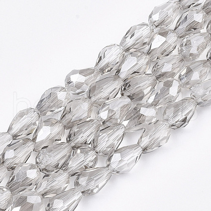 Electroplate Glass Beads Strands EGLA-T013-05K-1