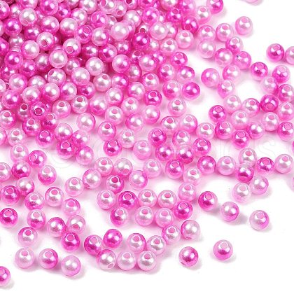 ABS Imitation Pearl Beads KY-P021-05A-08-1