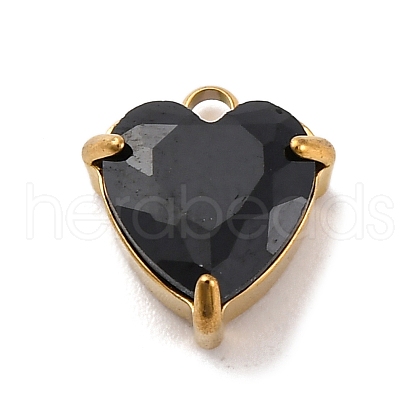 304 Stainless Steel Rhinestone Pendants STAS-P386-01G-05-1