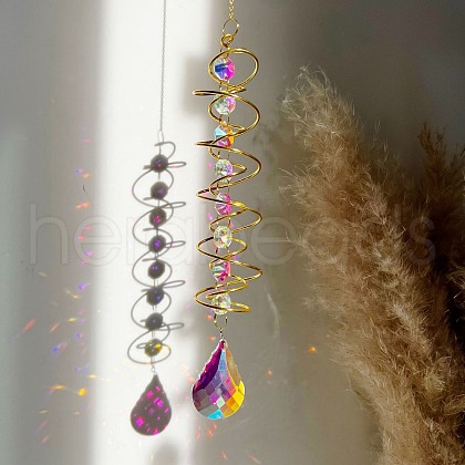 Faceted Glass Suncatchers PW-WG34118-06-1