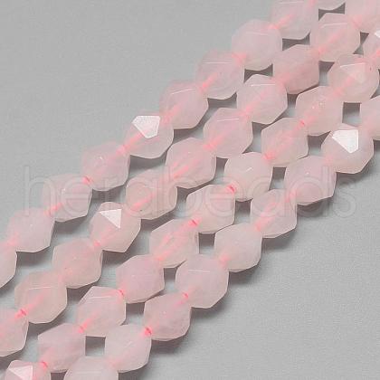 Natural Rose Quartz Beads Strands G-S149-06-8mm-1