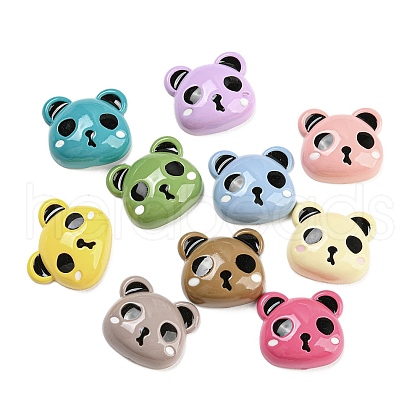 Opaque Resin Cabochons RESI-D003-14-1