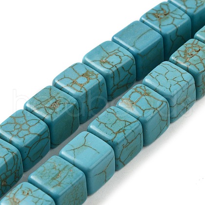 Synthetic Turquoise Beads Strands TURQ-F009-02D-02-1