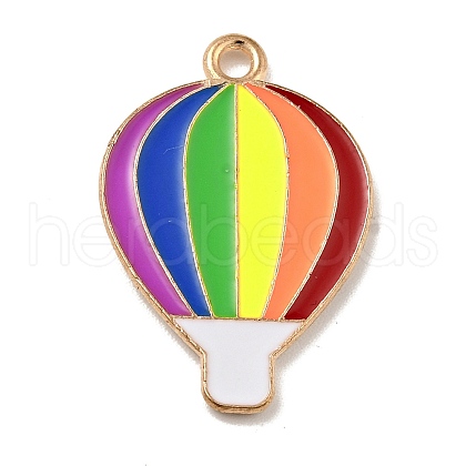 Pride Alloy Enamel Pendants ENAM-G208-15KCG-1