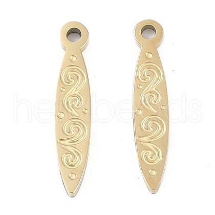 304 Stainless Steel Pendants STAS-I325-121G-1