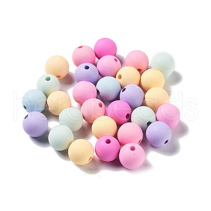 Opaque Acrylic Beads X1-OACR-Z013-40B-1