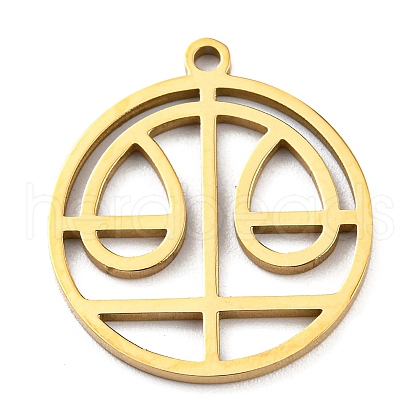 304 Stainless Steel Pendants STAS-Z043-01G-1