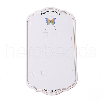 Paper Jewelry Display Cards for Necklace CDIS-F005-05-1