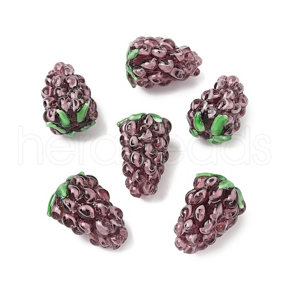 Handmade Lampwork Enamel Beads LAMP-U004-07D-1
