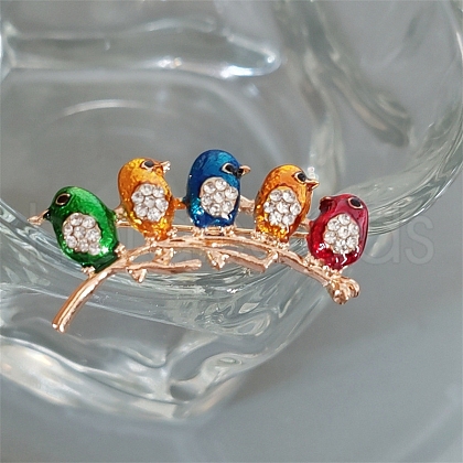 Bird in the Branch Enamel Pins PW-WG04B6D-02-1