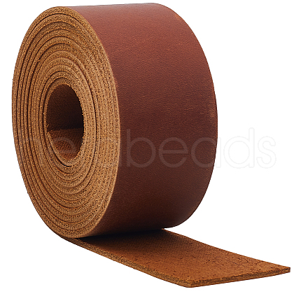 1.6M Flat AB Grade Cowhide Leather Cord AJEW-WH0007-59C-05-1