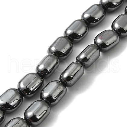 Electroplated Synthetic Non-magnetic Hematite Beads Strands G-Q1009-A02-01-1
