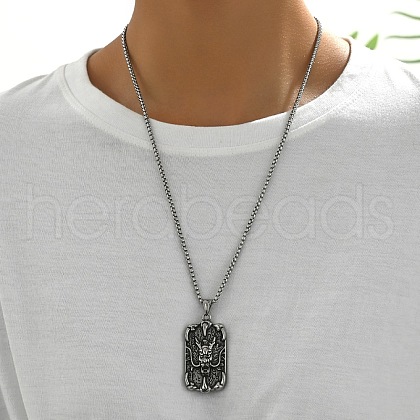 Punk Stainless Steel Pendant Necklaces VP2873-1-1