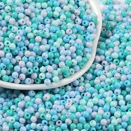 Opaque Acrylic Beads X1-OACR-H118-07A-04-1