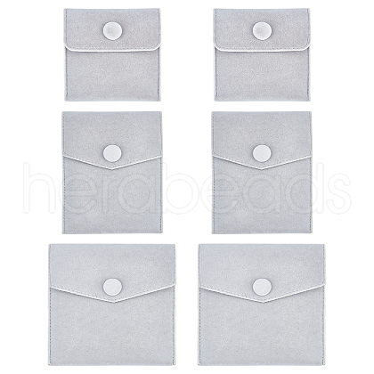   6Pcs 3 Style Velvet Jewelry Bags TP-PH0001-10-1
