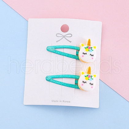 Metal Snap Hair Clips PW-WGFAEB1-02-1