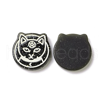 Halloween  Resin Cabochons RESI-G055-03B-1