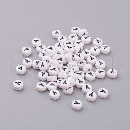 Acrylic Beads Y-PL37C9070-Y-1