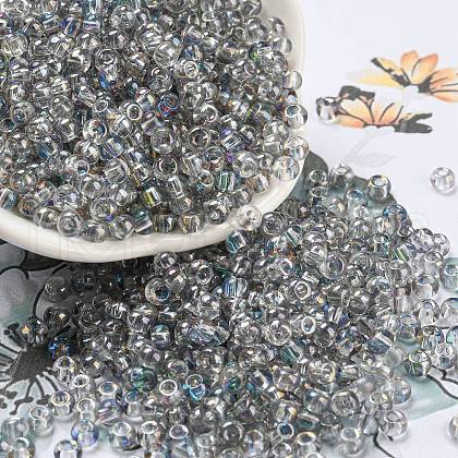 Transparent Glass Seed Beads SEED-Z001-C-D09-1