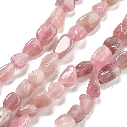 Natural Rose Quartz Beads Strands G-C179-F01-01-1