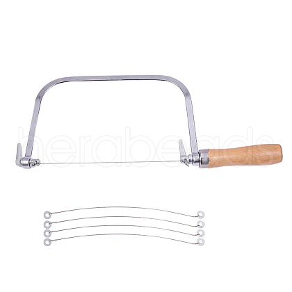 Stainless Steel String Cutter Saw Cutting Knife & Slicer Wire TOOL-WH0079-78A-1
