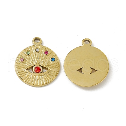 PVD Vacuum Plating 201 Stainless Steel Pendants STAS-J401-VC546-1