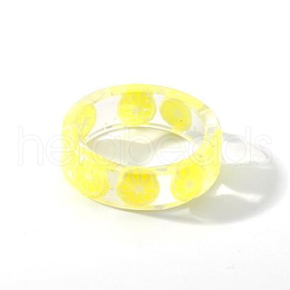 Resin Plain Band Rings FS-WG41763-12-1