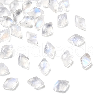 Natural Grade AA Rainbow Moonstone Cabochons G-L616-05-1