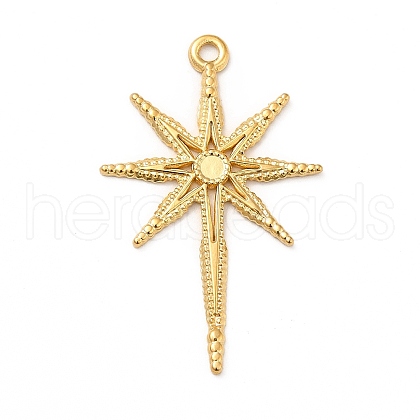 Ion Plating(IP) 304 Stainless Steel Pendants STAS-P312-22G-1