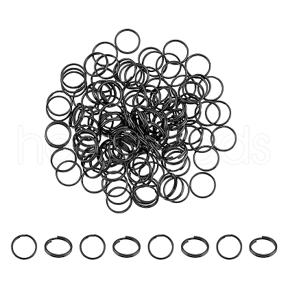Unicraftale 120Pcs Stainless Steel Split Rings FIND-UN0016-68-1