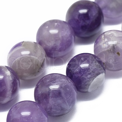 Natural Amethyst Beads Strands G-G791-11-B04-1