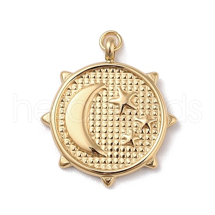 304 Stainless Steel Pendants STAS-F306-08G-1