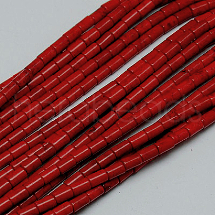 Synthetic Turquoise Beads Strands TURQ-G120-5x9mm-07-1