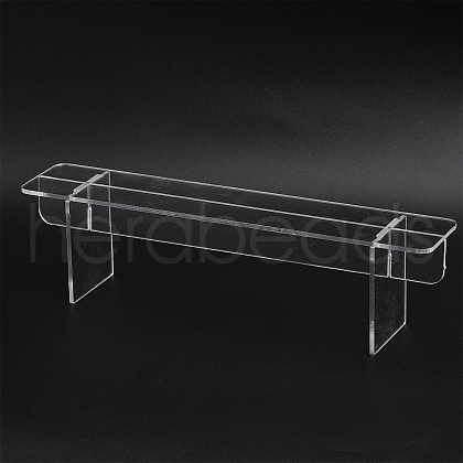 Transparent 1-Tier Acrylic Action Figure Display Risers ODIS-WH0026-21A-1