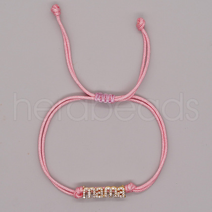 Mother's Day Bohemian Style Cotton Thread Braided Bracelets TU9556-3-1