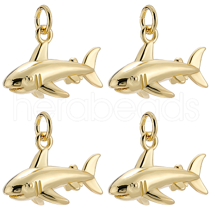 Beebeecraft 8Pcs Brass Pendants KK-BBC0014-36-1