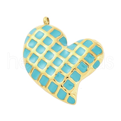 304 Stainless Steel Pendants STAS-V003-02G-06-1