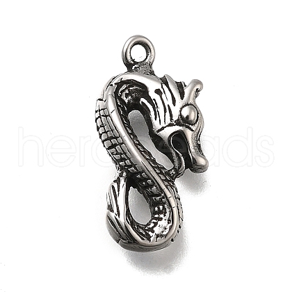 Retro 304 Stainless Steel Pendants STAS-L284-16AS-03-1