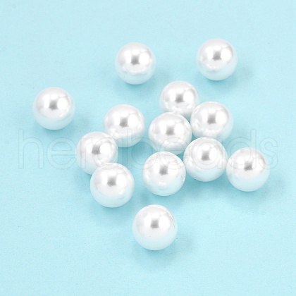 Plastic Imitation Pearl Beads PEAR-H020-01I-1