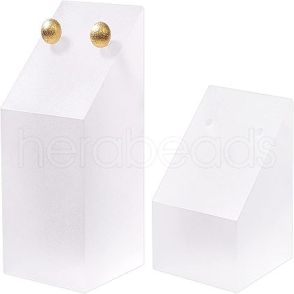 Acrylic Earring Display Frame EDIS-WH0006-22-1