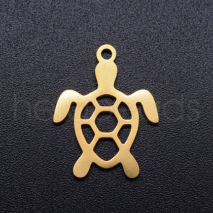 Ion Plating(IP) 304 Stainless Steel Hollow Pendants A-STAS-Q201-JN280-2-1