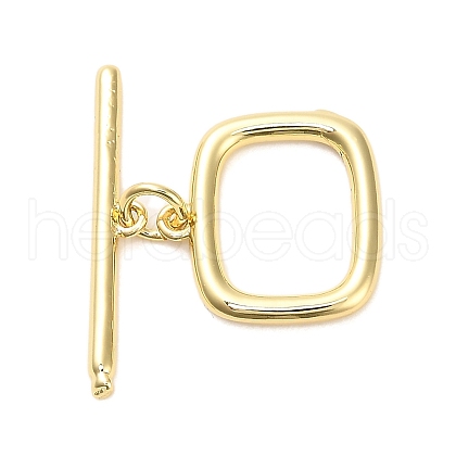 Brass Toggle Clasps KK-L229-011G-1