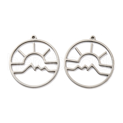 Non-Tarnish 316L Surgical Stainless Steel Pendants STAS-K280-06A-P-1