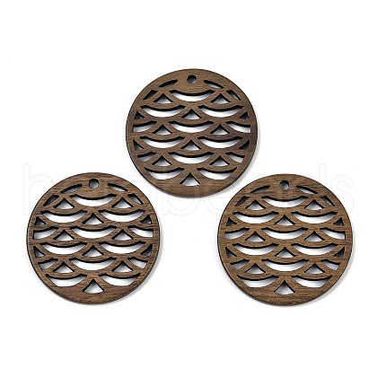 Walnut Wood Pendants WOOD-A025-05D-1