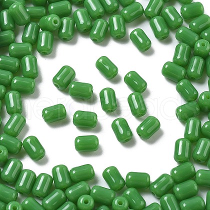 Opaque Imitation Jade Glass Beads GLAA-Z012-02E-1