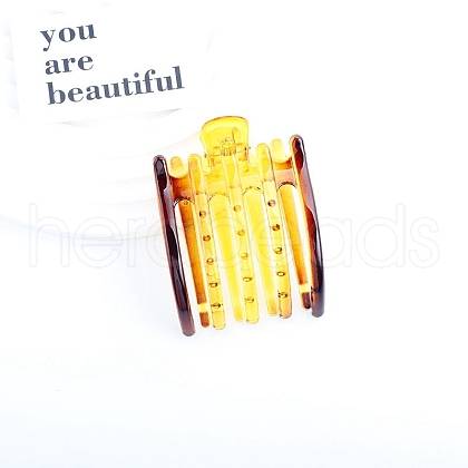 Resin Claw Hair Clips PW-WG09141-02-1