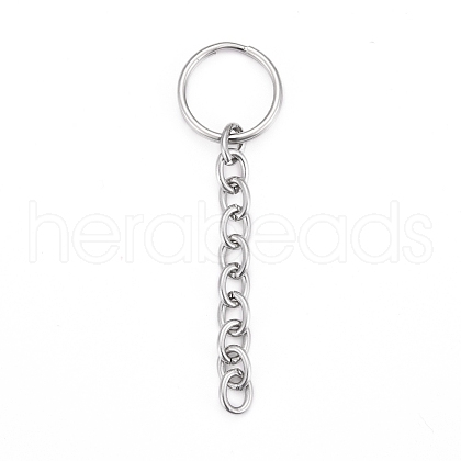 304 Stainless Steel Split Key Rings STAS-G214-03P-1