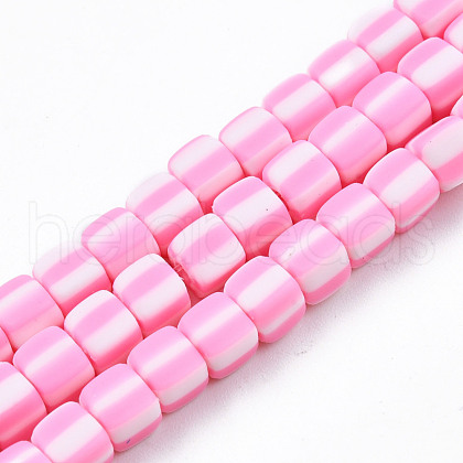 Handmade Polymer Clay Beads Strands CLAY-N010-074-08-1