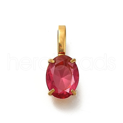 Ion Plating(IP) 304 Stainless Steel Rhinestone Pendants STAS-A104-11G-06-1